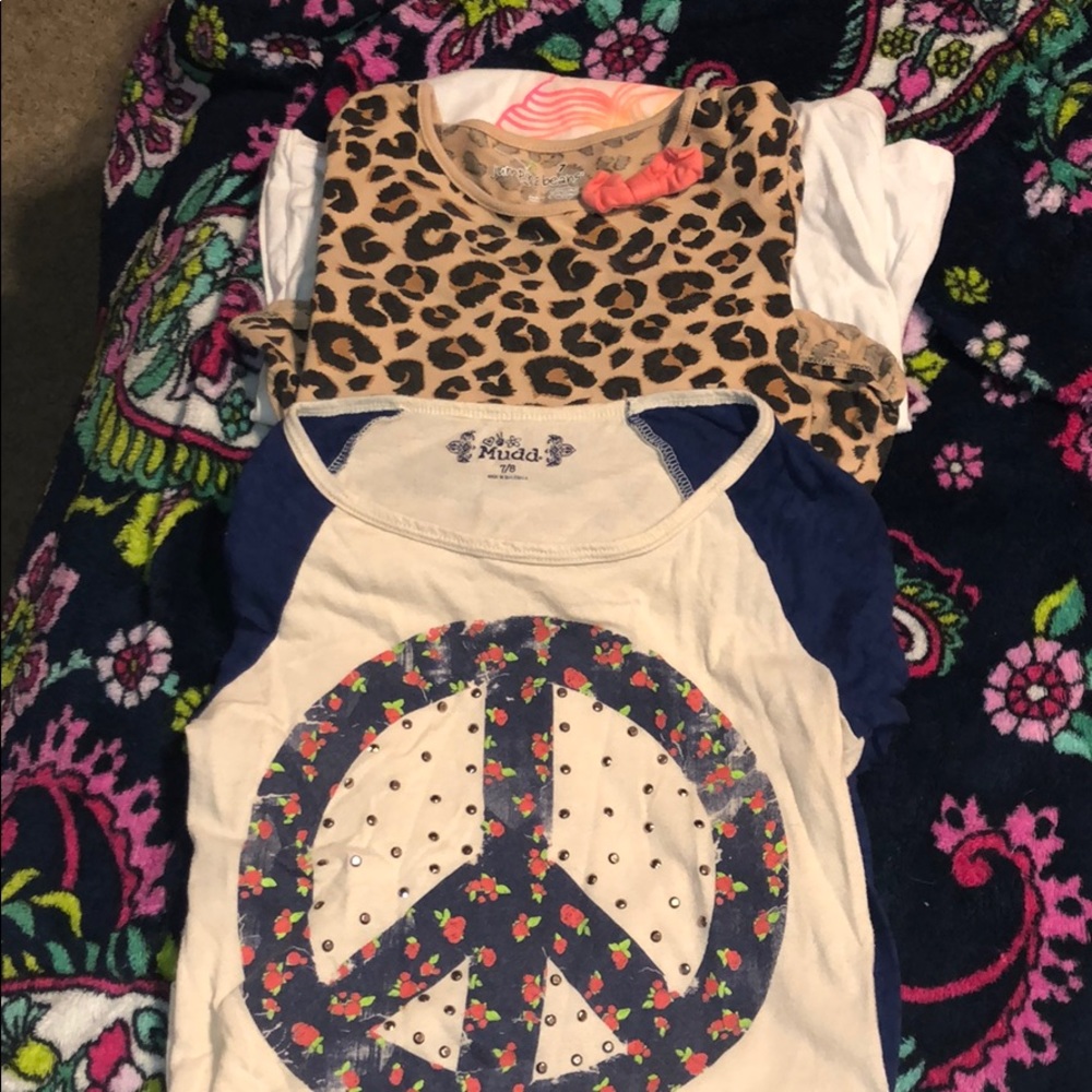 Jumping beans leopard & mudd peace T-shirts’